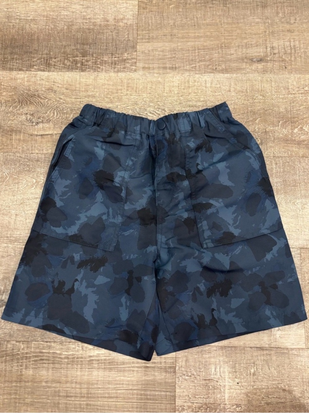 Uniqlo Kids Dark Blue Camouflage Shorts